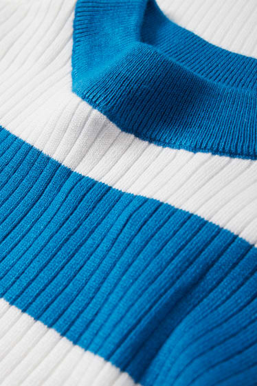 Women - CLOCKHOUSE - jumper - striped - blue / white