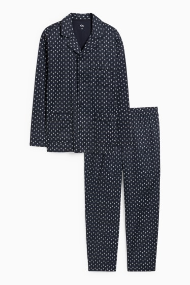 Home - Pijama - blau fosc