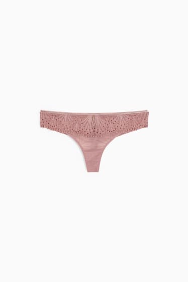 Damen - Slip - rosa