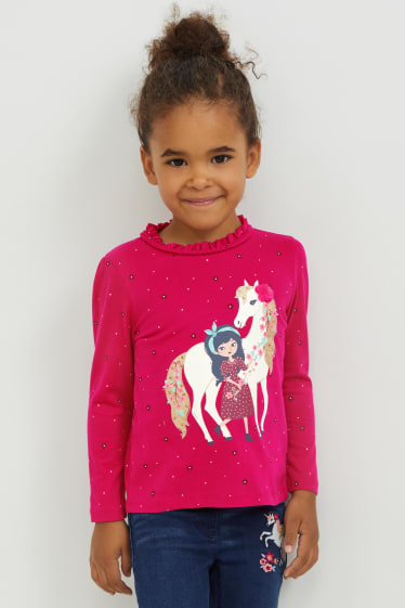 Children - Long sleeve top - dark rose