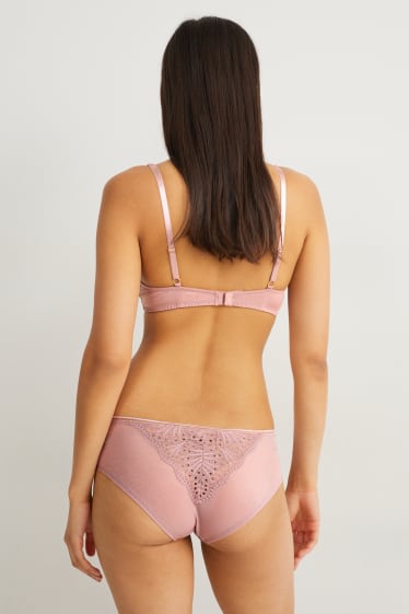 Damen - Slip - rosa