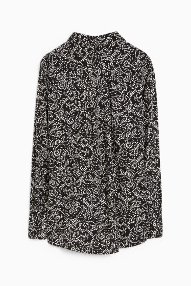 Femmes - Chemisier - à motif - noir