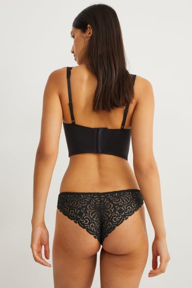 Damen - Slip - schwarz