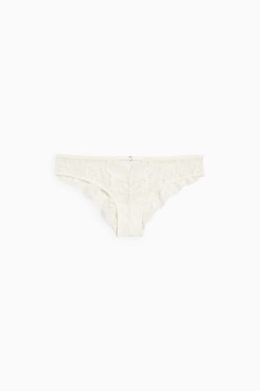 Femmes - Culotte - blanc crème