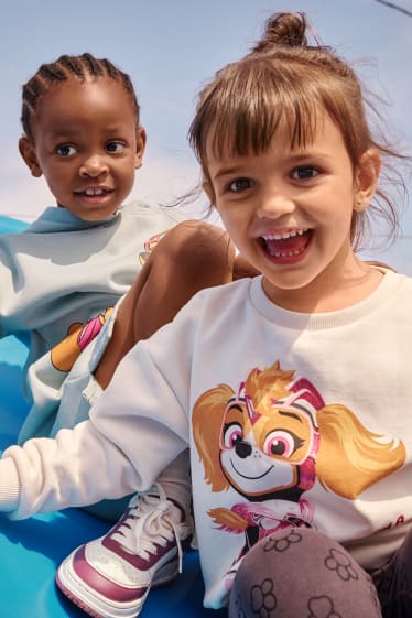 Kinderen: meisjes - PAW Patrol - set - sweatshirt en legging - 2-delig - crème wit