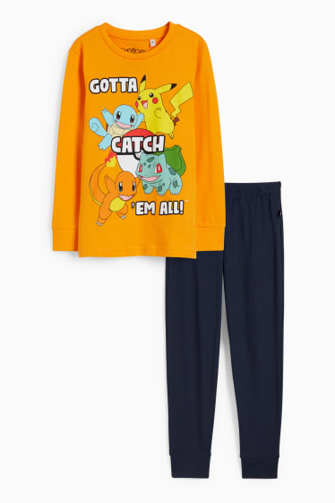 Dětské - Pokémon - pyžamo - 2dílné - oranžová