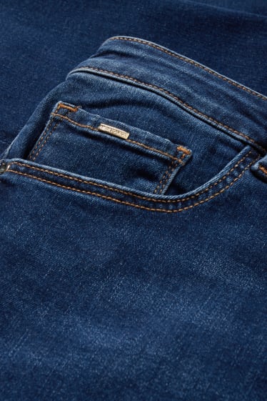 Kobiety - Slim jeans - wysoki stan - dżinsy modelujące - LYCRA® - dżins-niebieski