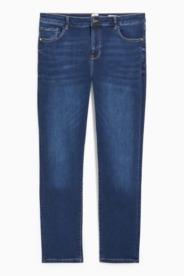 Femei - Slim jeans - talie înaltă - jeans modelatori - LYCRA® - denim-albastru