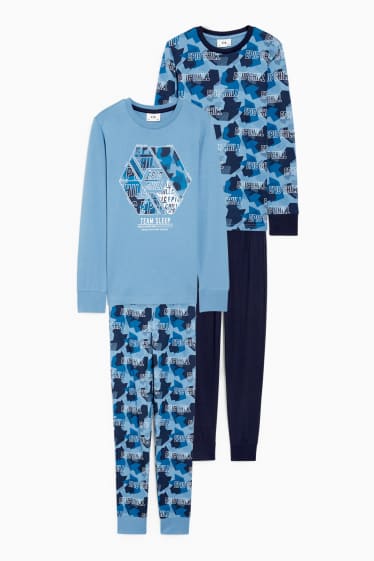 Children Boys - Multipack of 2 - pyjamas - 4 piece - blue