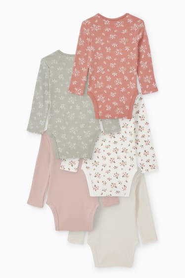 Baby Mädchen - Multipack 5er - Baby-Body - cremeweiss