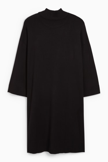 Donna - Vestito in maglia - nero