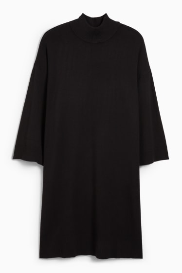 Donna - Vestito in maglia - nero