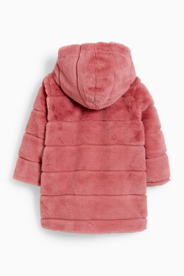 Kinder - Jacke mit Kapuze - rosa