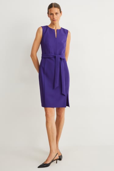 Femmes - Robe de bureau - violet