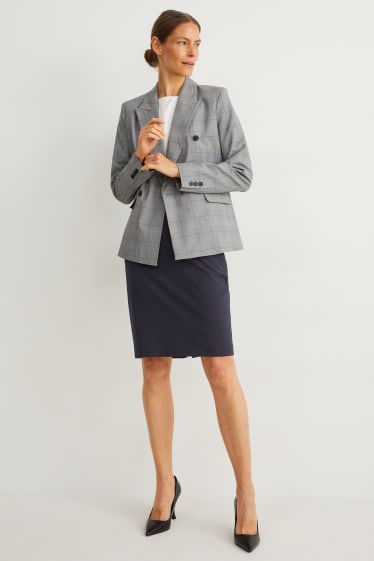 Femmes - Jupe de bureau - Mix & Match - bleu foncé