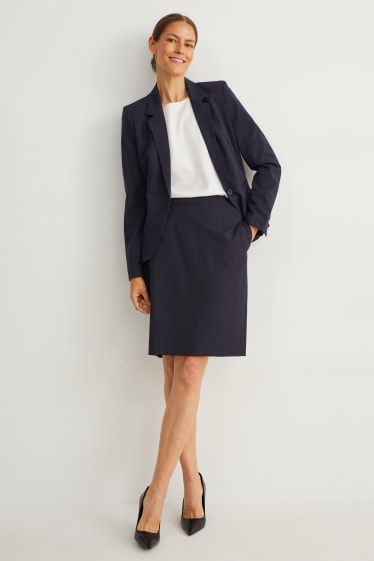 Femmes - Jupe de bureau - Mix & Match - bleu foncé