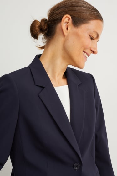 Damen - Business-Blazer - Regular Fit - Mix & Match - dunkelblau