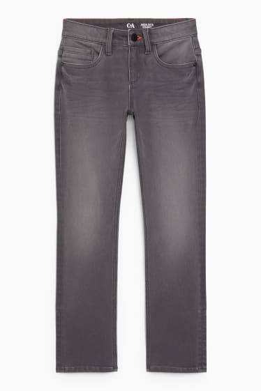 Kinder - Straight Jeans - grau