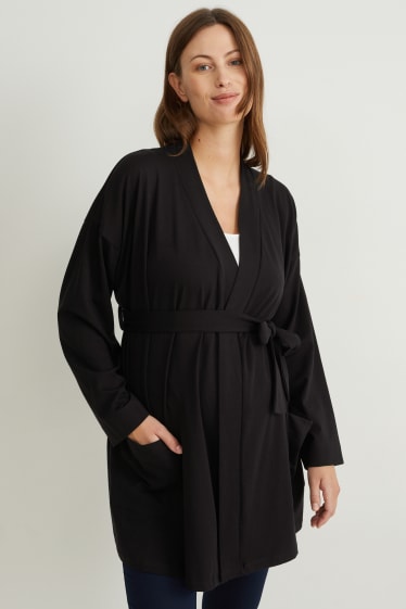 Donna - Cardigan per allattamento - nero