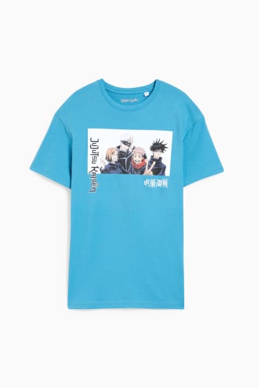 Children - Jujutsu Kaisen - short sleeve T-shirt - turquoise