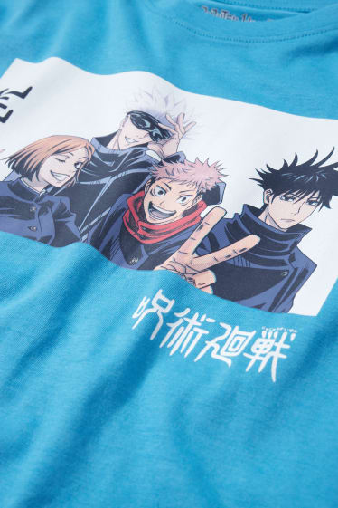 Children - Jujutsu Kaisen - short sleeve T-shirt - turquoise