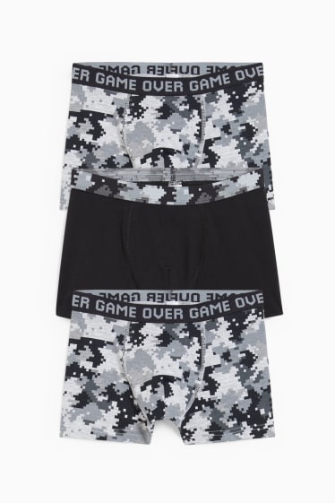 Children Boys - Multipack of 3 - boxer shorts - black