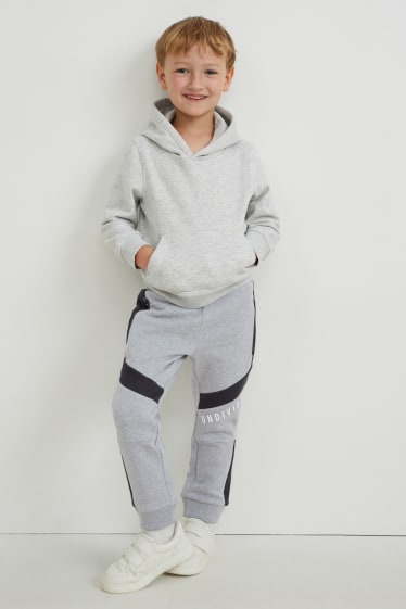 Kinderen: jongens - Joggingbroek - licht grijs-mix