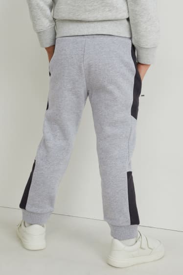 Kinderen: jongens - Joggingbroek - licht grijs-mix