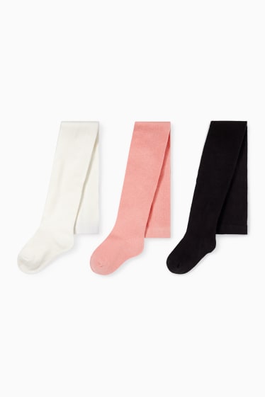 Kinderen: meisjes - Set van 3 - maillot - wit