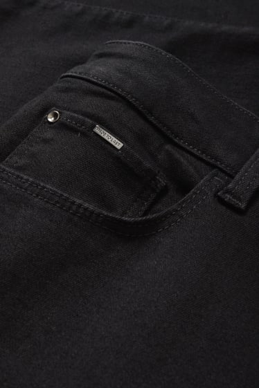 Damen - Straight Jeans - Mid Waist - LYCRA® - schwarz