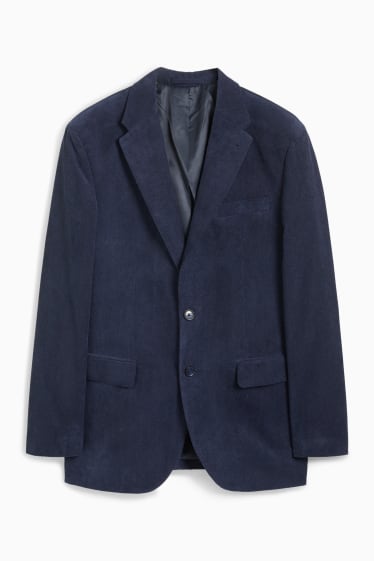 Home - Americana - regular fit - texturada - blau fosc
