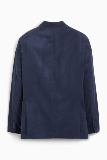 Home - Americana - regular fit - texturada - blau fosc