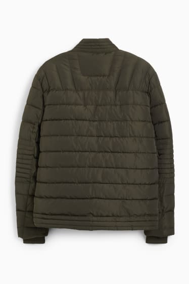 Men - Quilted jacket - dark green