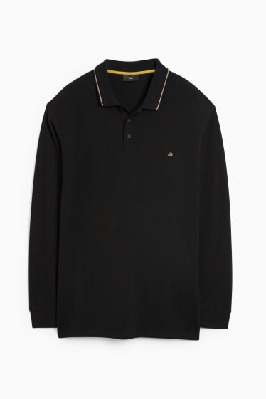 Herren - Poloshirt - schwarz