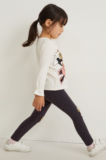 Bambini - Confezione da 3 - Minnie - leggings termici - rosa