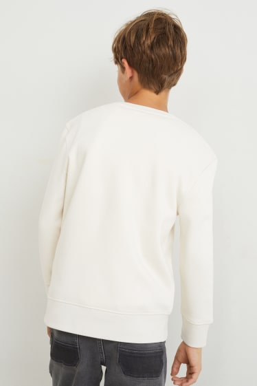 Enfants garçons - One Piece - sweat - blanc crème