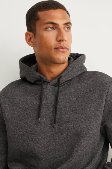 Herren - Hoodie - grau-melange