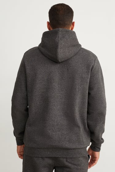 Herren - Hoodie - grau-melange