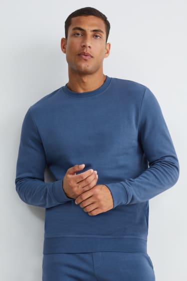 Heren - Sweatshirt - donkerblauw