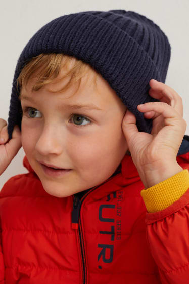 Kinder Jungen - Mütze - dunkelblau