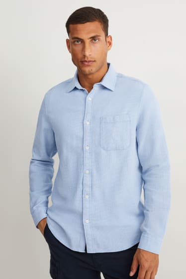 Herren - Hemd - Regular Fit - Kent - hellblau