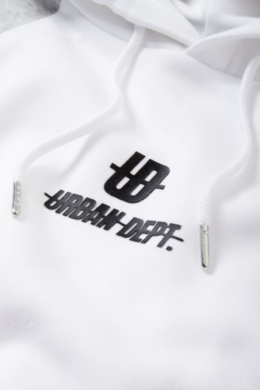 Men - Hoodie - white