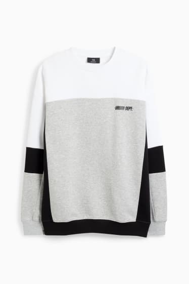 Heren - Sweatshirt - licht grijs-mix