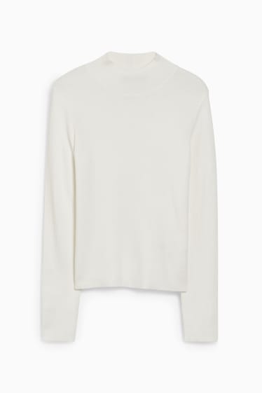 Kinder Mädchen - Pullover - schneeweiss