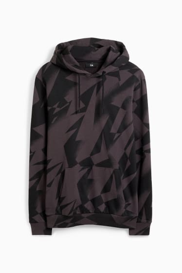 Heren - Hoodie - zwart