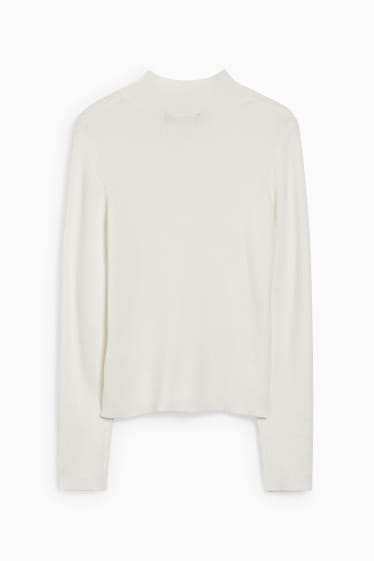 Kinder Mädchen - Pullover - schneeweiss