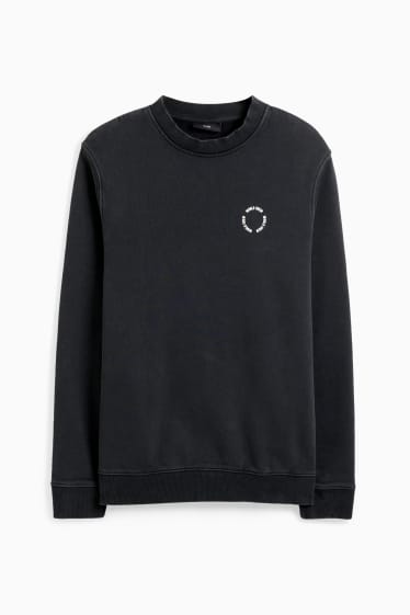 Heren - Sweatshirt - zwart