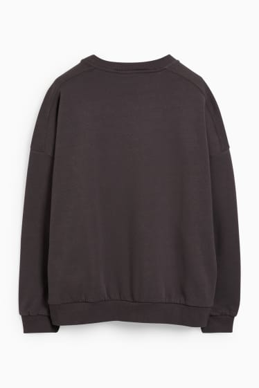 Damen - CLOCKHOUSE - Oversized-Sweatshirt - Nirvana - dunkelgrau