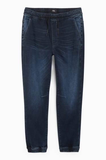 Pánské - Slim jeans - jog denim - LYCRA® - džíny - tmavomodré