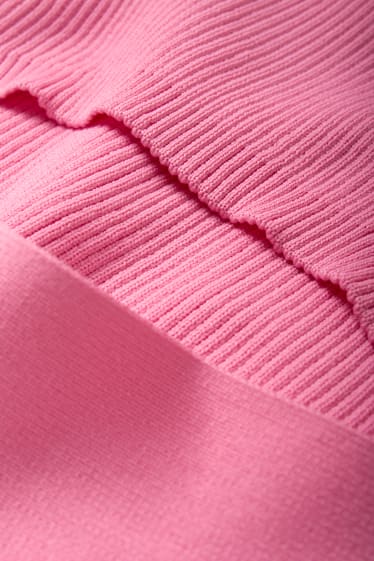 Damen - Crop Pullover - pink